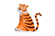 Tiger Panthera Tigris Cartoon