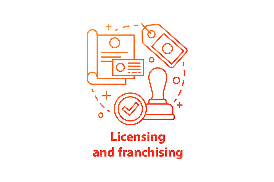 Licensing and franchising icon in Icons - product preview 8