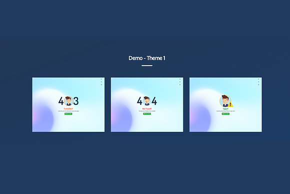 SMART | Responsive,Modern Error Page in HTML/CSS Themes - product preview 3