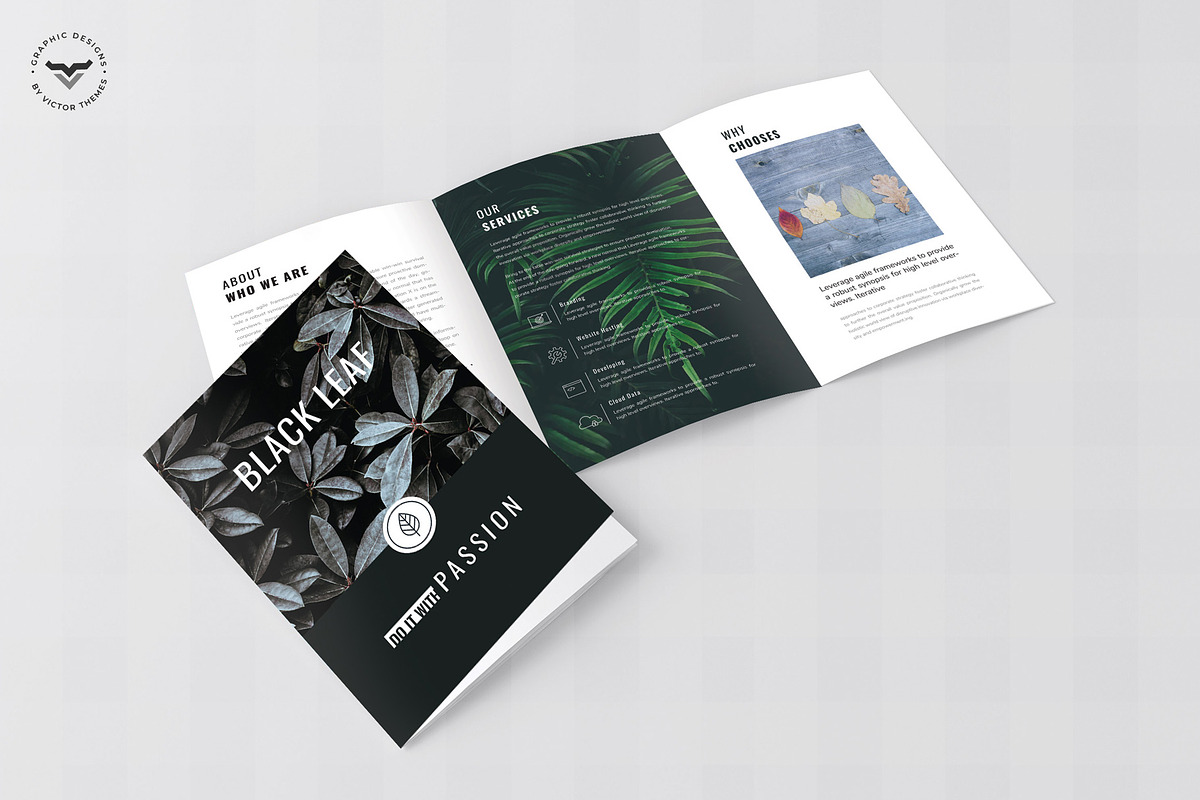 Minimal Business Tri-Fold Brochure in Brochure Templates - product preview 8