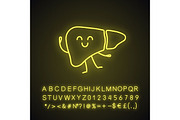 Smiling liver character icon