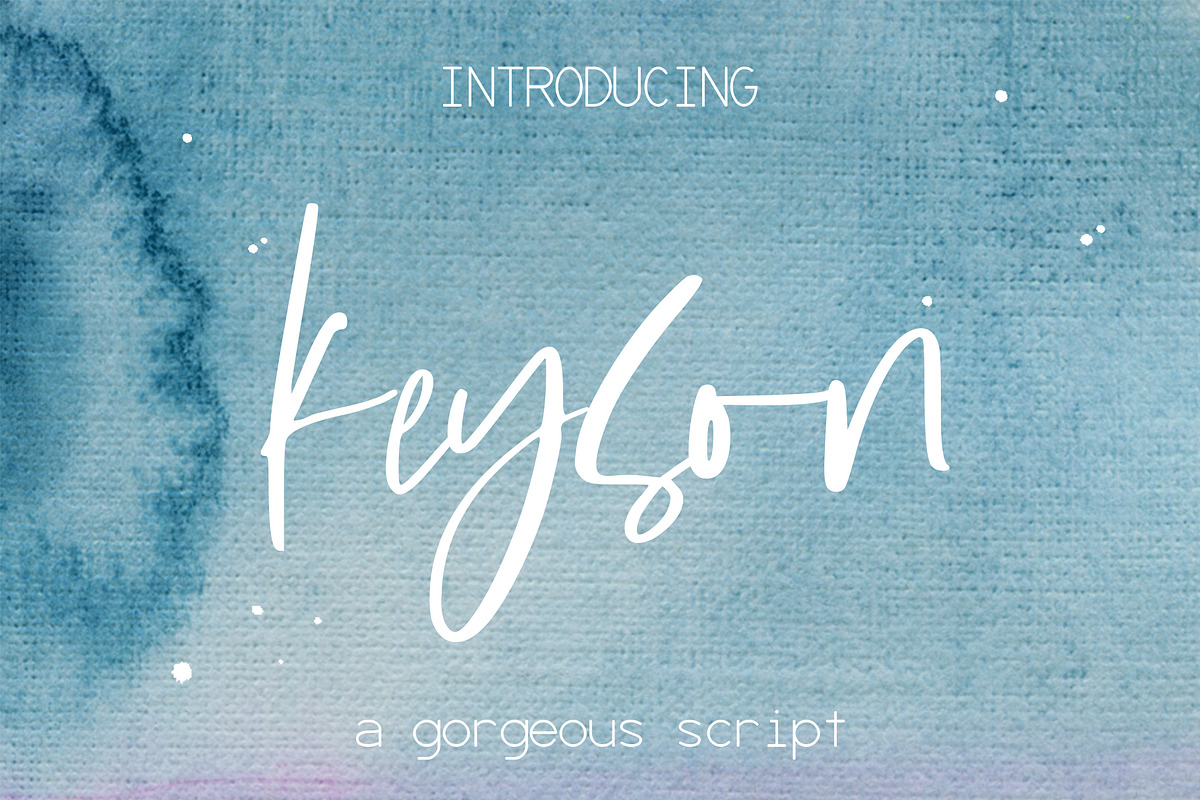 Keyson Font in Script Fonts - product preview 8