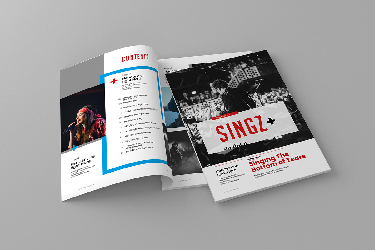 Singzplus - Magazine Template in Magazine Templates - product preview 8