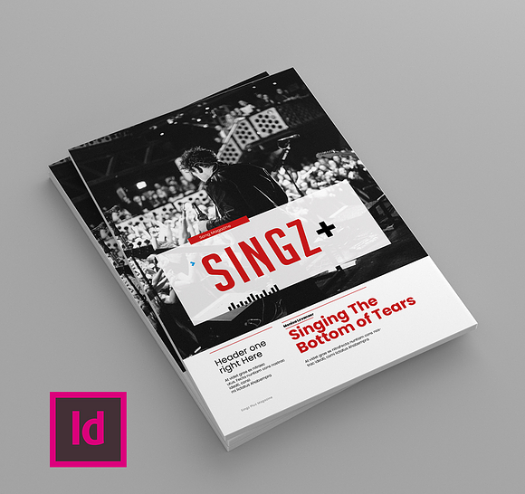 Singzplus - Magazine Template in Magazine Templates - product preview 1