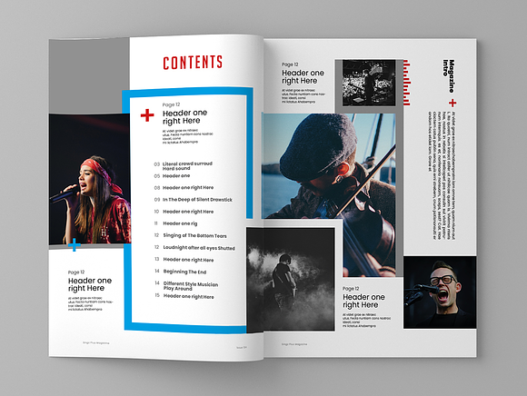 Singzplus - Magazine Template in Magazine Templates - product preview 2
