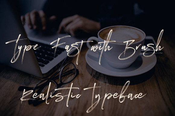 Expert Brush & SVG Font in Script Fonts - product preview 5