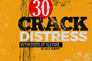Crack and Distress Vector Overlay