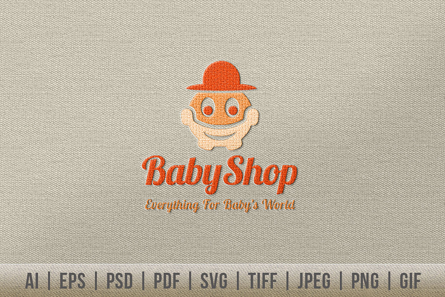 Baby Shop Logo in Logo Templates - product preview 8