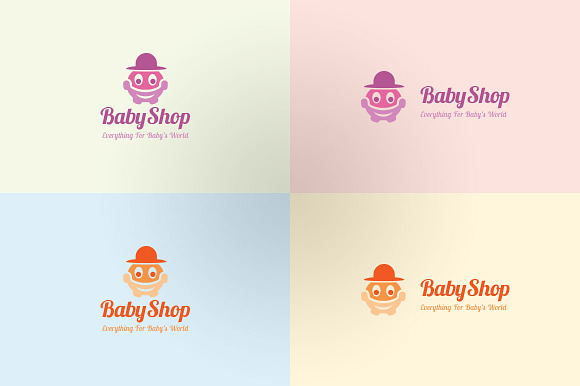 Baby Shop Logo in Logo Templates - product preview 3