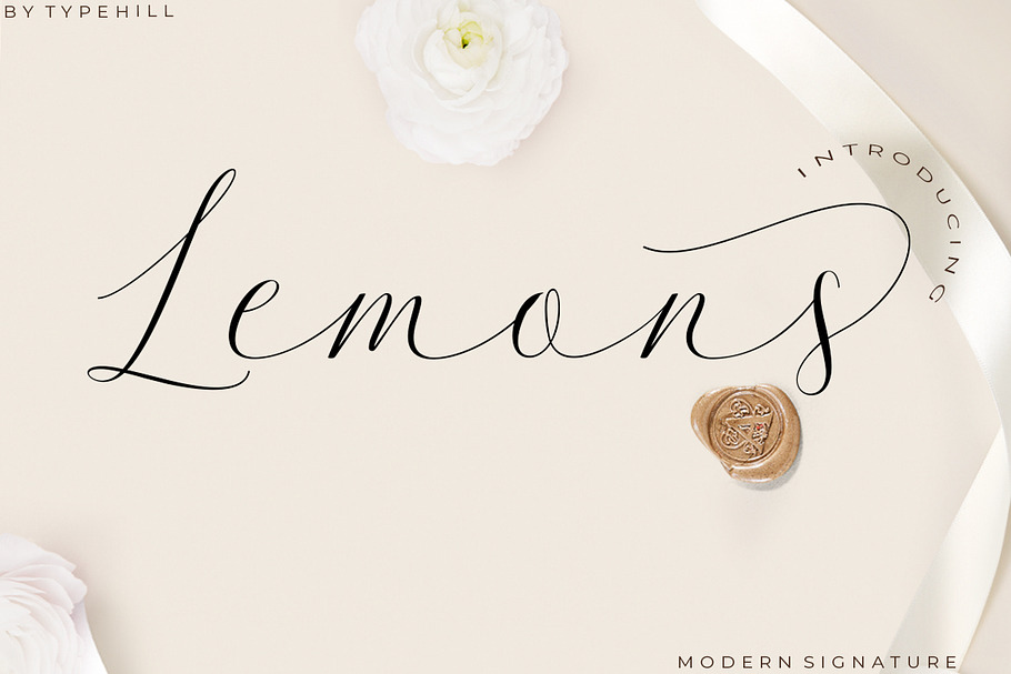Lemons Font Trio in Script Fonts - product preview 8