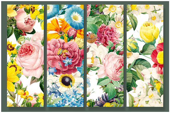 Colorful Flowers Graphics Bundle in Illustrations - product preview 14