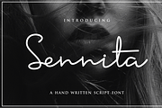 Sennita - Signature Font