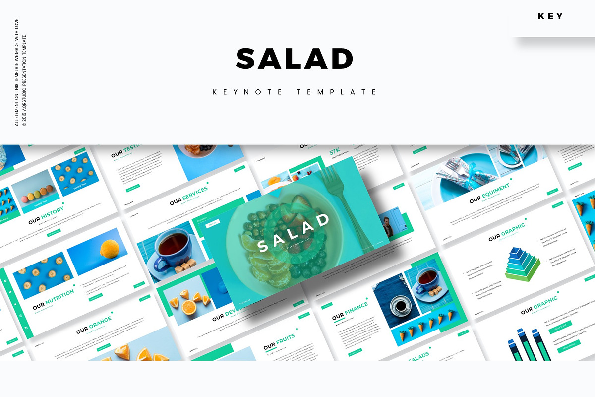 Salad - Keynote Template in Keynote Templates - product preview 8