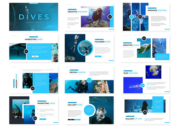 Dives - Keynote Template in Keynote Templates - product preview 1