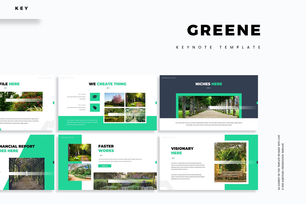 Greene - Keynote Template in Keynote Templates - product preview 8