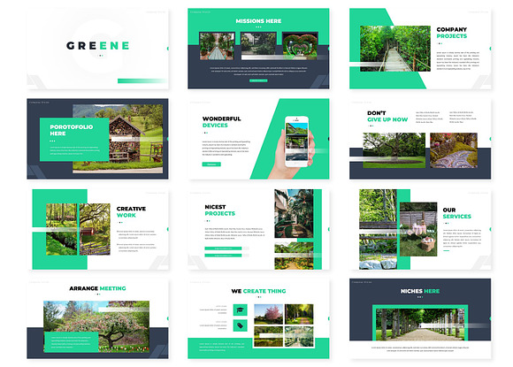 Greene - Keynote Template in Keynote Templates - product preview 1