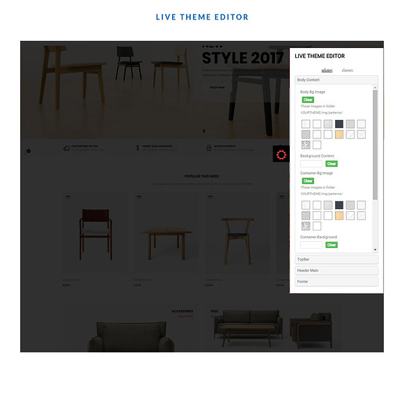 Estilo Furniture  Prestashop 1.7.6x in Bootstrap Themes - product preview 2