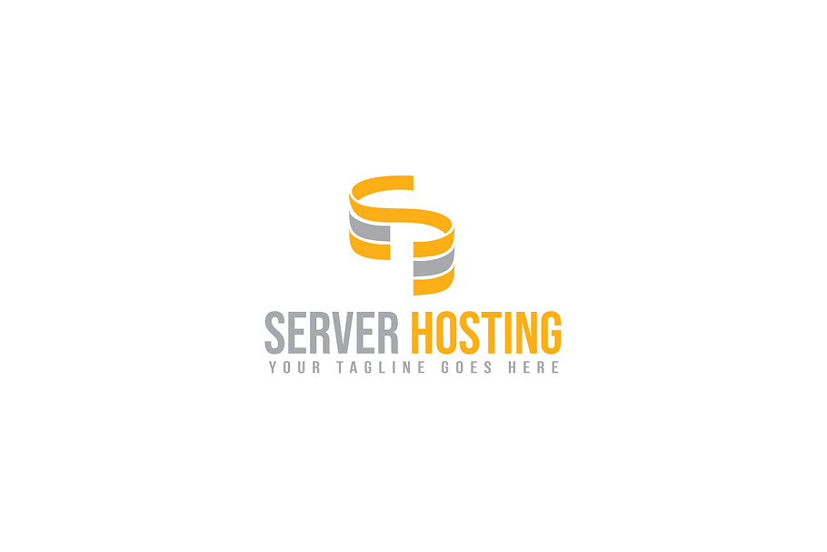 Server Hosting Logo Template