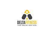 Delta Fitness Logo Template