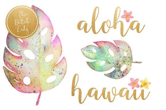 Hawaiian Tiki Mask Clipart Set in Illustrations - product preview 1
