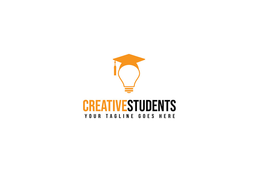 Creative Students Logo Template