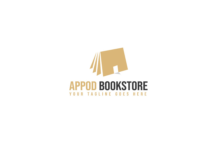 Appod Bookstore Logo Template in Logo Templates - product preview 8