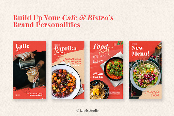 Bistro & Cafe Instagram Stories in Instagram Templates - product preview 4