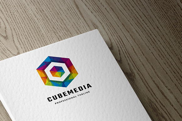 Cube Media Logo in Logo Templates - product preview 2