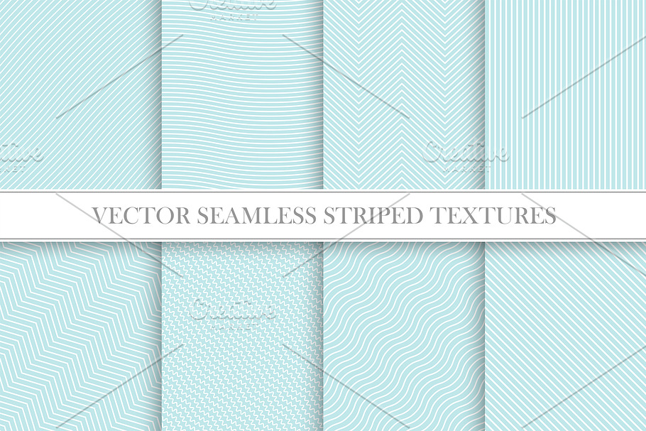 Delicate seamless striped patterns