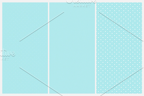 Cute dotted and striped patterns in Patterns - product preview 9