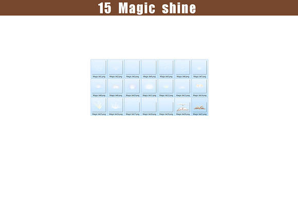 15 magic shine book photo overlays in Add-Ons - product preview 3