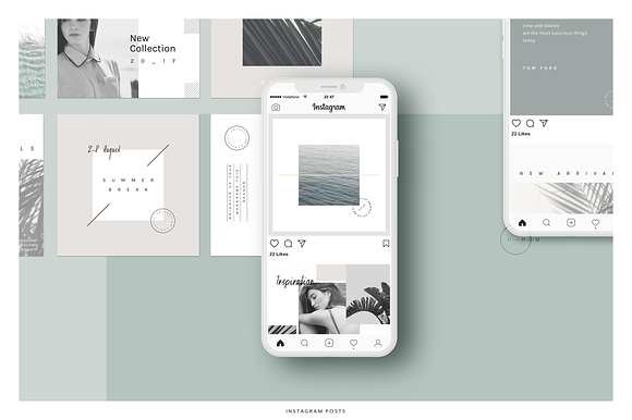 Lifestyle Social Media Pack • Íma in Instagram Templates - product preview 5