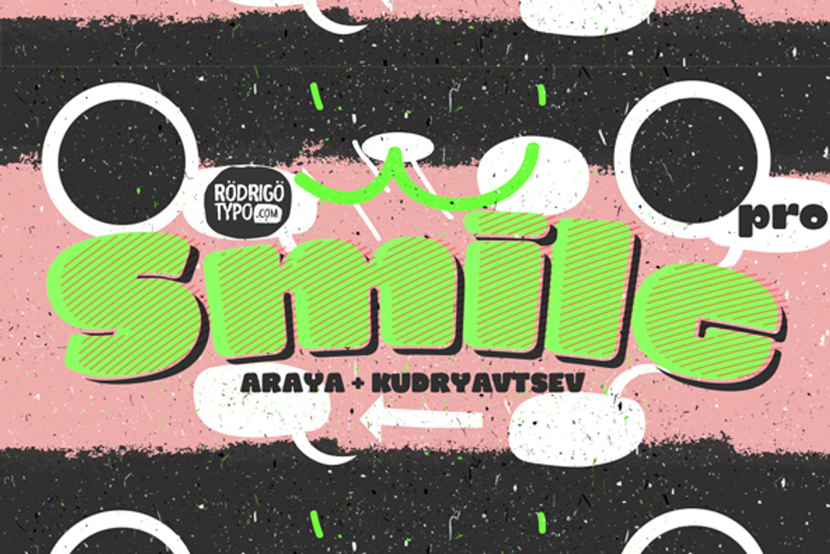 Smile Pro+ Cyrillic -80% All Family in Display Fonts - product preview 8