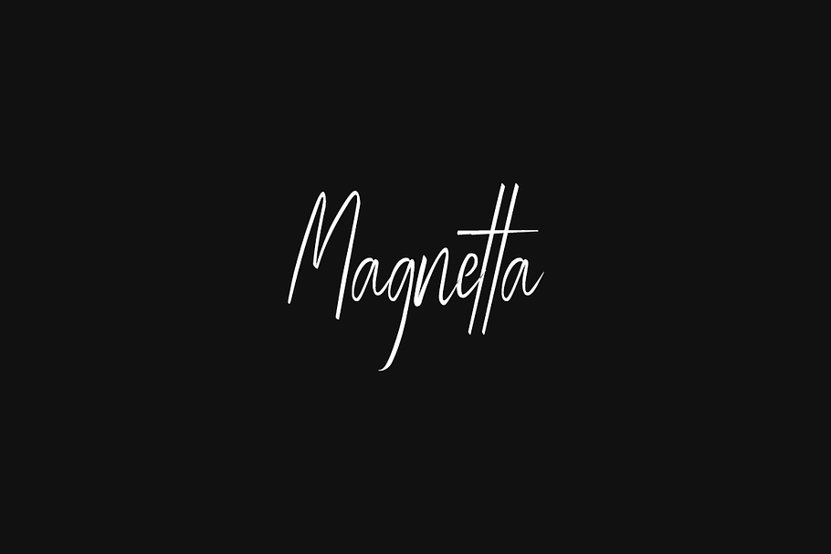 Magnetta - Handwritten Luxury Font in Script Fonts - product preview 8