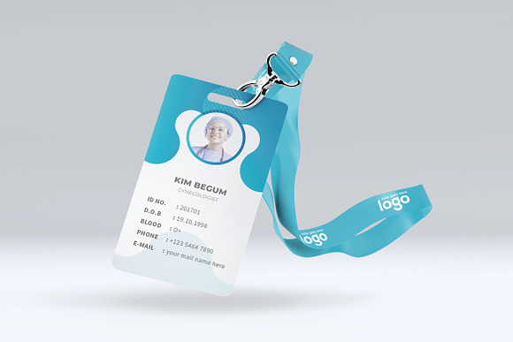 Medical Staff ID Card Design in Stationery Templates - product preview 5