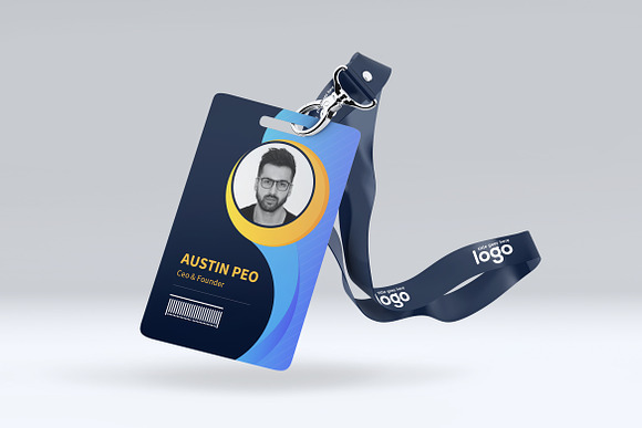 Creative ID Card Design Template in Stationery Templates - product preview 5