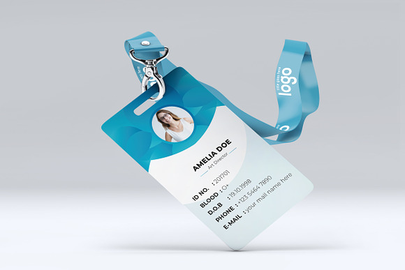 Modern Office Staff ID Card Design in Stationery Templates - product preview 2
