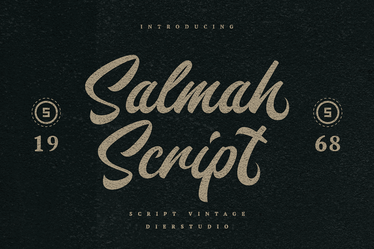 Salmah Script in Script Fonts - product preview 8