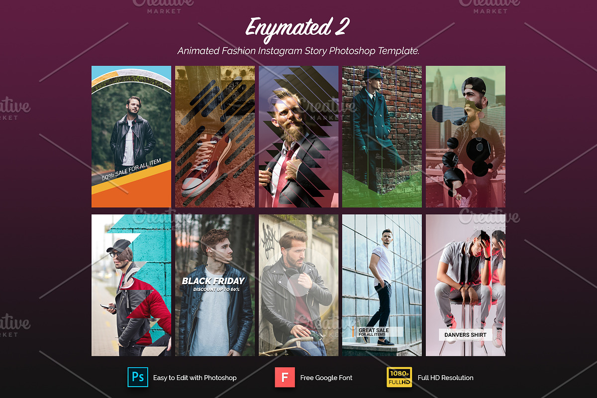 Enymated 2 - Fashion Instagram Story in Instagram Templates - product preview 8
