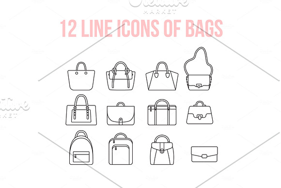 Shoes Bags Wallets Icons in Instagram Templates - product preview 1