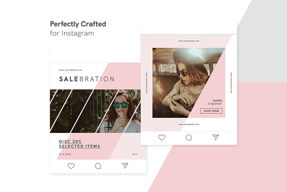 Fashionista Instagram Bundle in Instagram Templates - product preview 3
