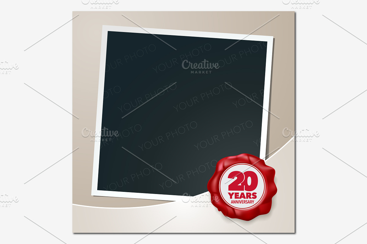 20 years anniversary vector design in Illustrations - product preview 8