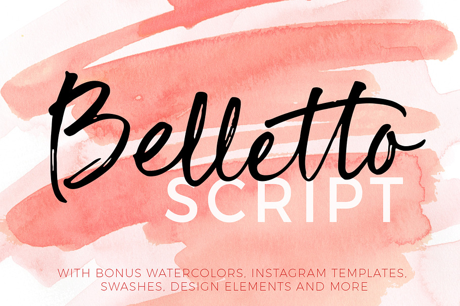 Belletto Script in Script Fonts - product preview 8