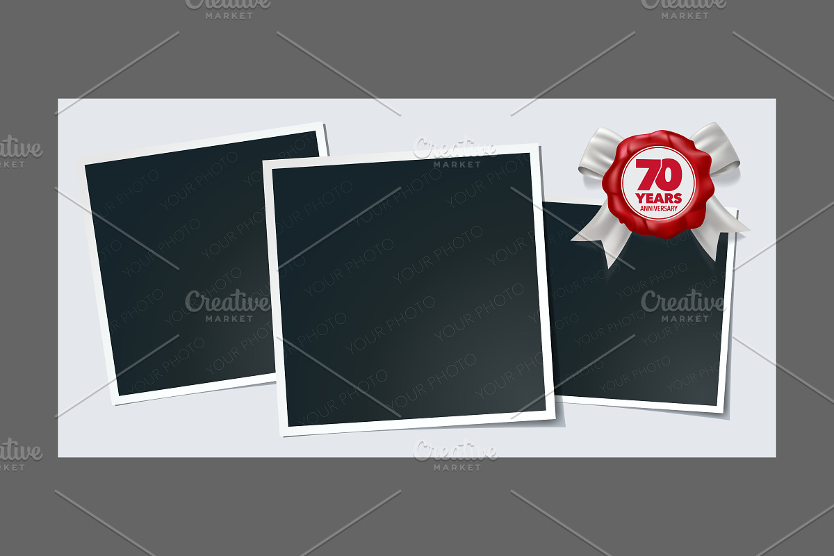 70 years anniversary vector design in Illustrations - product preview 8