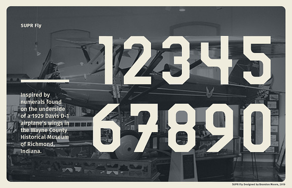 SUPR Fly Numeral Set in Display Fonts - product preview 1