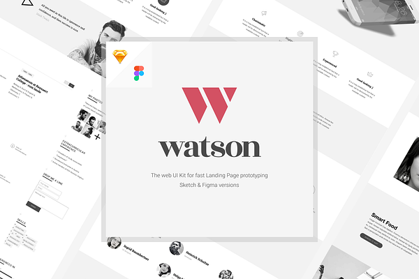 Dr.Watson UI Kit for Sketch & Figma