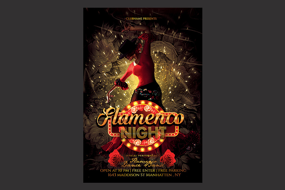 Flamenco Flyer in Flyer Templates - product preview 8