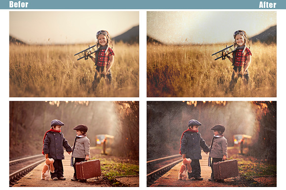 35 vintage retro photo Overlays in Add-Ons - product preview 2