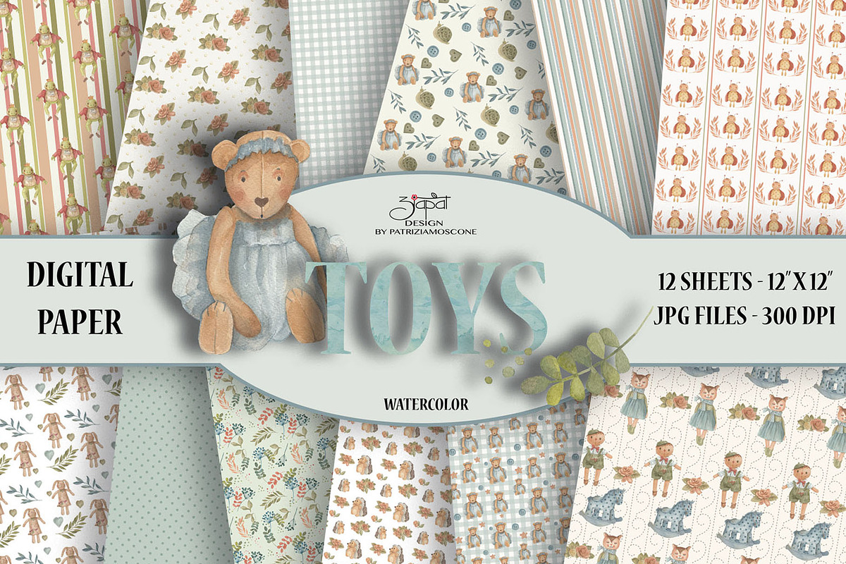 Toys paper in Patterns - product preview 8
