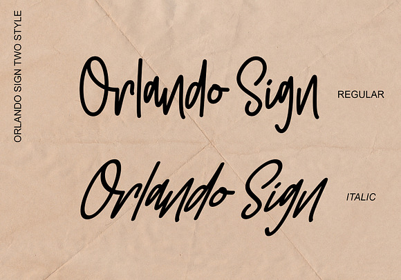 Orlando Sign | Stylishtic Monoline in Script Fonts - product preview 7